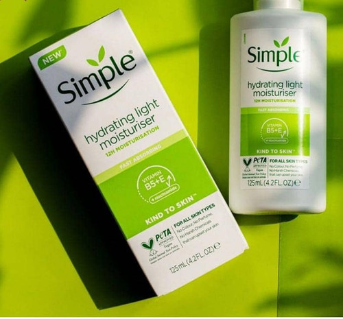 کرم آبرسان و مرطوب کننده سیمپل مدل لایت حجم 125 میلی لیتر