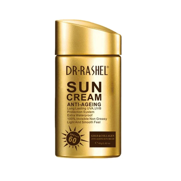 ضد آفتاب دکتر راشل spf 60 مناسب انواع پوست 80 میلی گرم