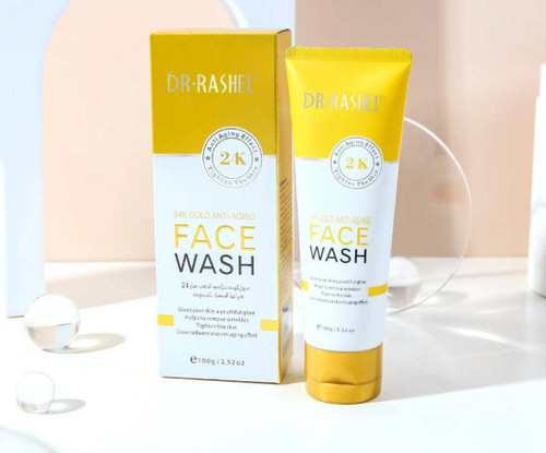 فیس واش طلا دکتر راشل برای شستشو صورت ضد چروک 100 میلی لیتر