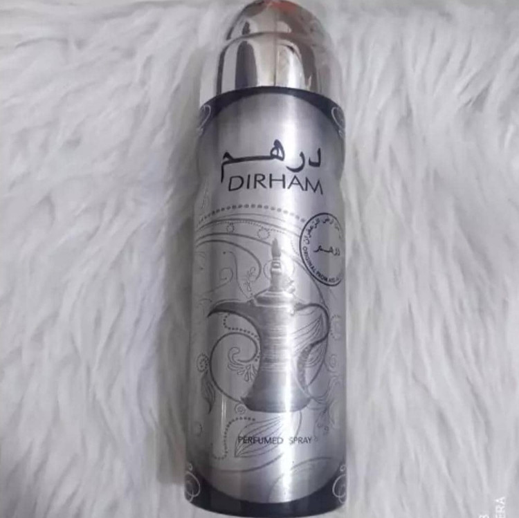 اسپری درهم اورجینال اصل شرکت ارض الزعفران حجم 200 میلی لیتر