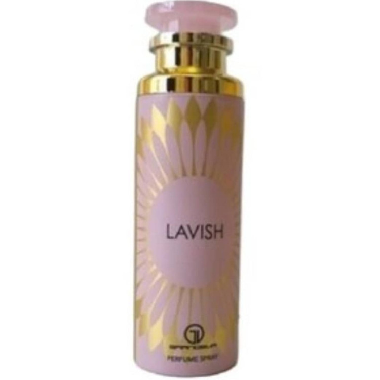 اسپری بدن زنانه گرندیور رایحه لالیک لامور حجم 200 میلی لیتر اصلی