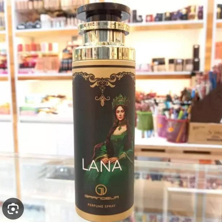 اسپری بدن لانا برند گرندیور حجم 200 میلی لیتر اصلی