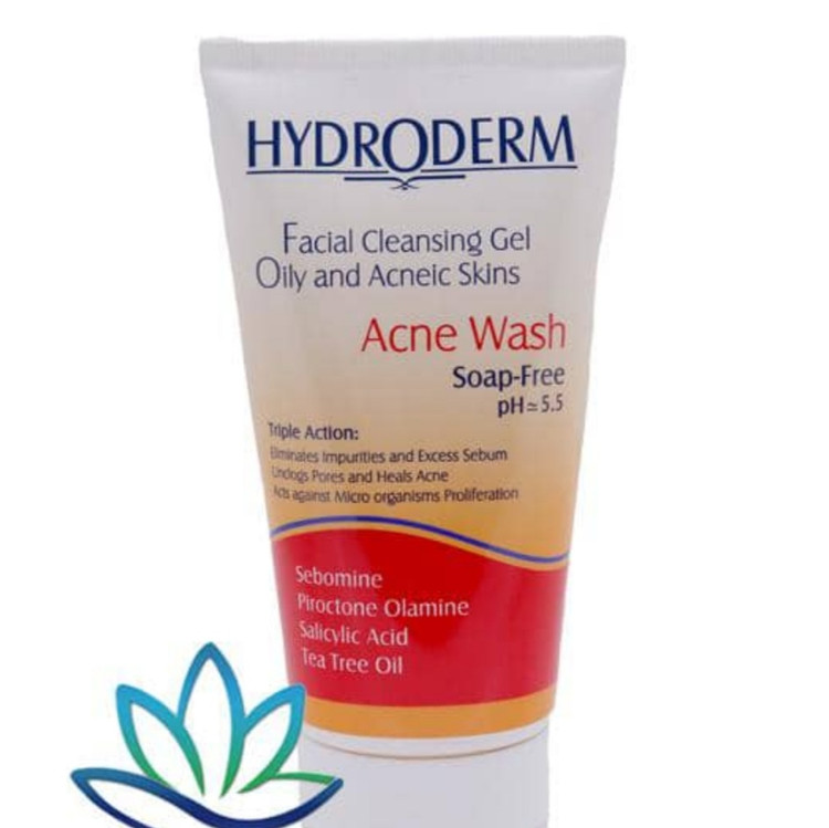 ژل شستشو پوست چرب هیدرودرم حجم 150 میلی لیتر