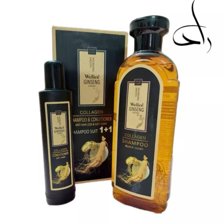 شامپو جنسینگ ریشه دار همراه نرم کننده اورجینال حجم ۴۲۰میلی گرم ارسال رایگان