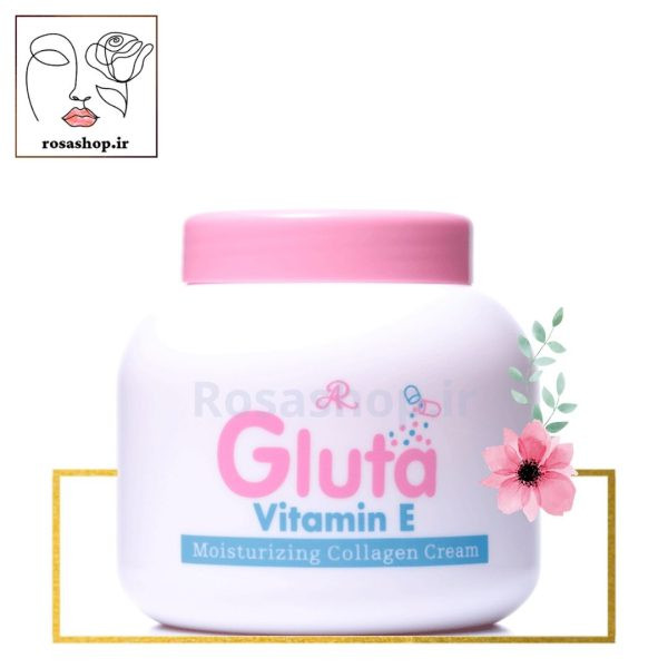 کرم گلوتا ویتامین E ضد چروک و آبرسان حجم ۲۰۰ میلی گرم